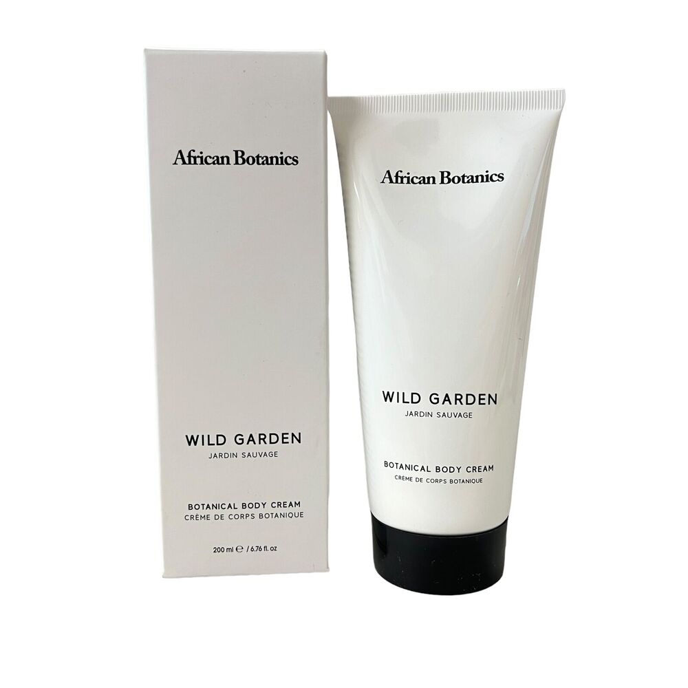 African Botanics Wild Garden Botanical Body Cream 200ml 6.76 fl oz
